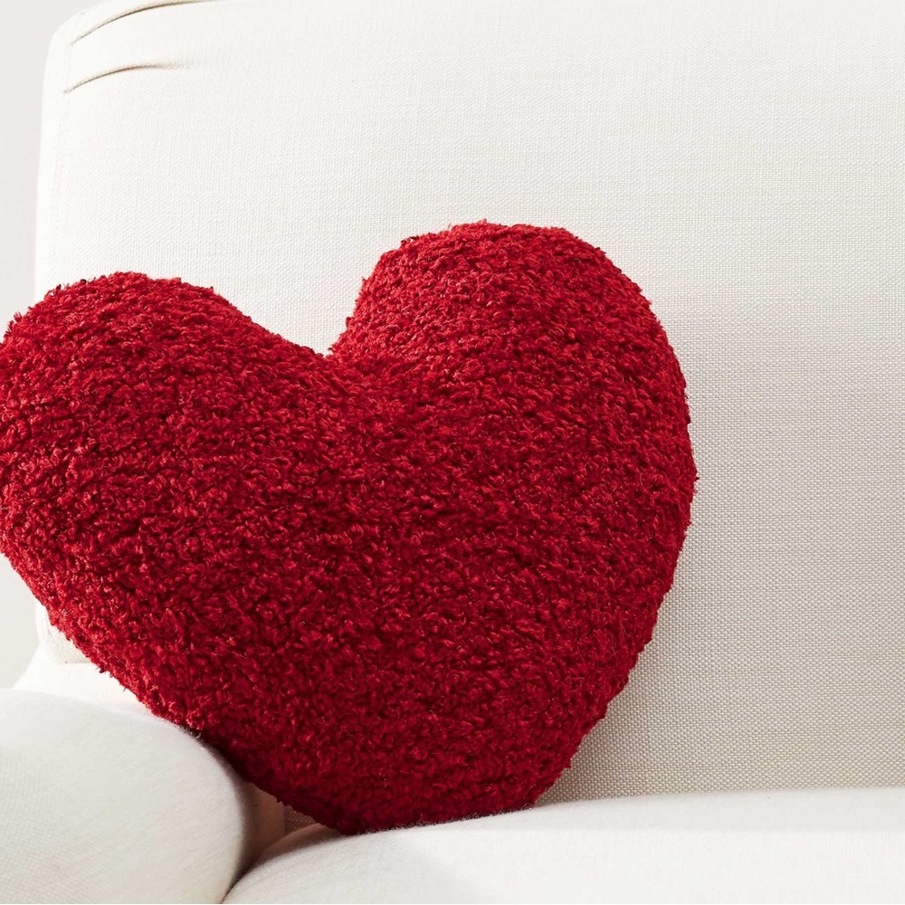 Heart pillow pottery barn